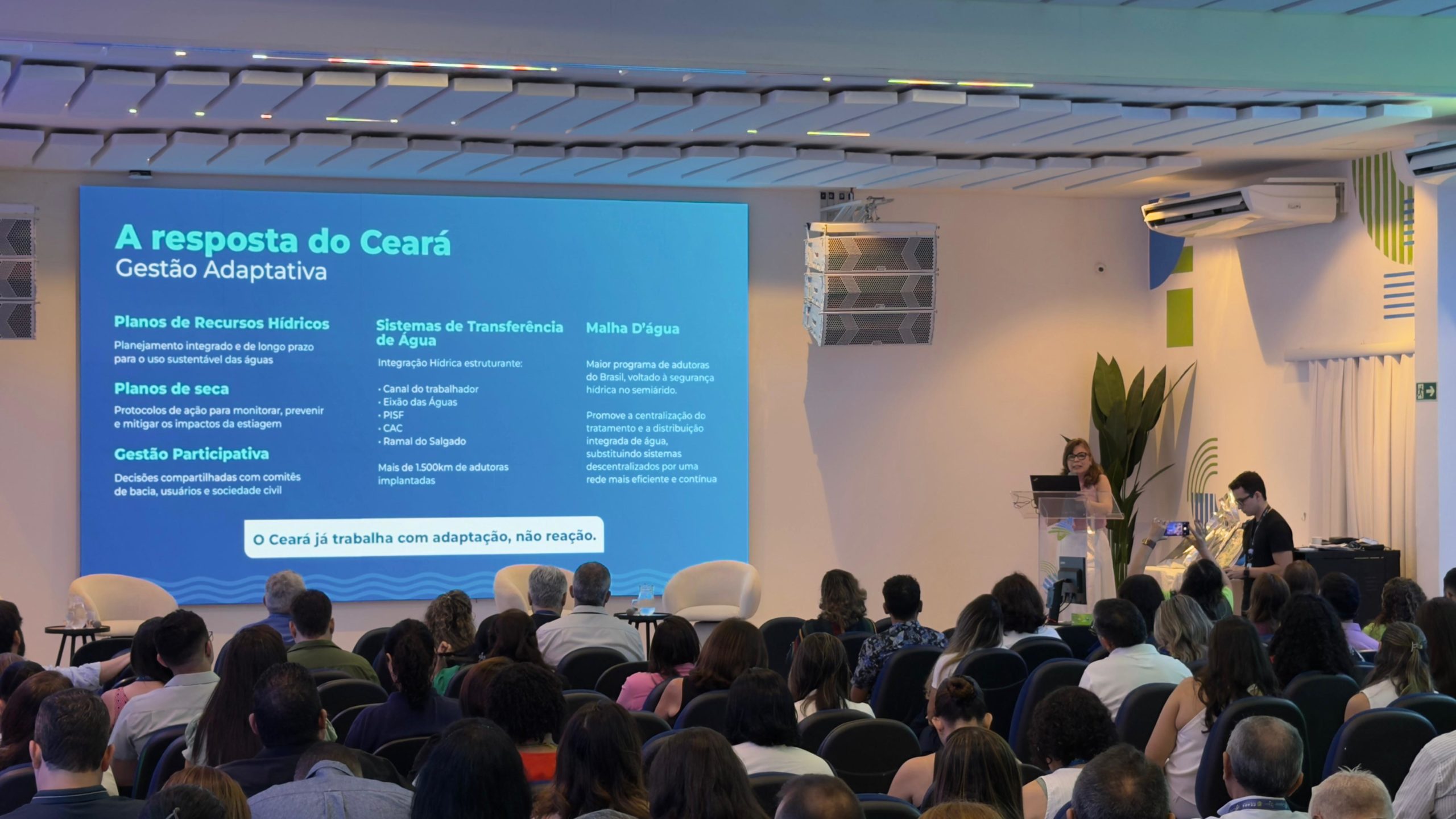 Cogerh apresenta inovação em crédito hídrico no II Fórum de Sustentabilidade da Cagece