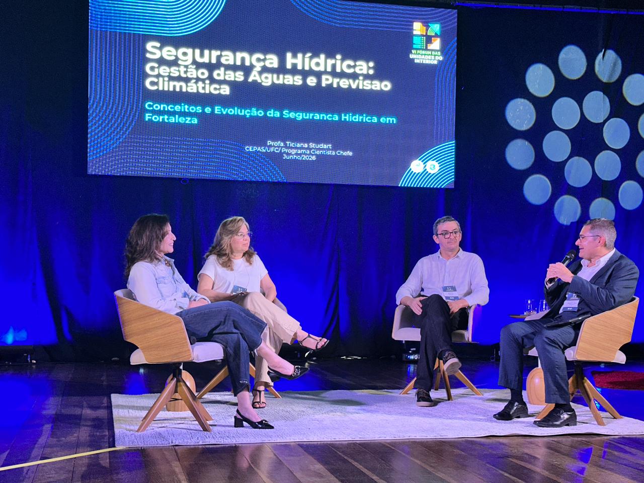Cogerh participa do 6º Fórum das Unidades do Interior da Cagece e apresenta experiência cearense em segurança hídrica